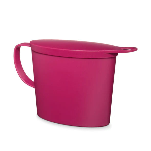 Pipinette in Fuchsia. Award-winning design allowing women to comfortably pee.