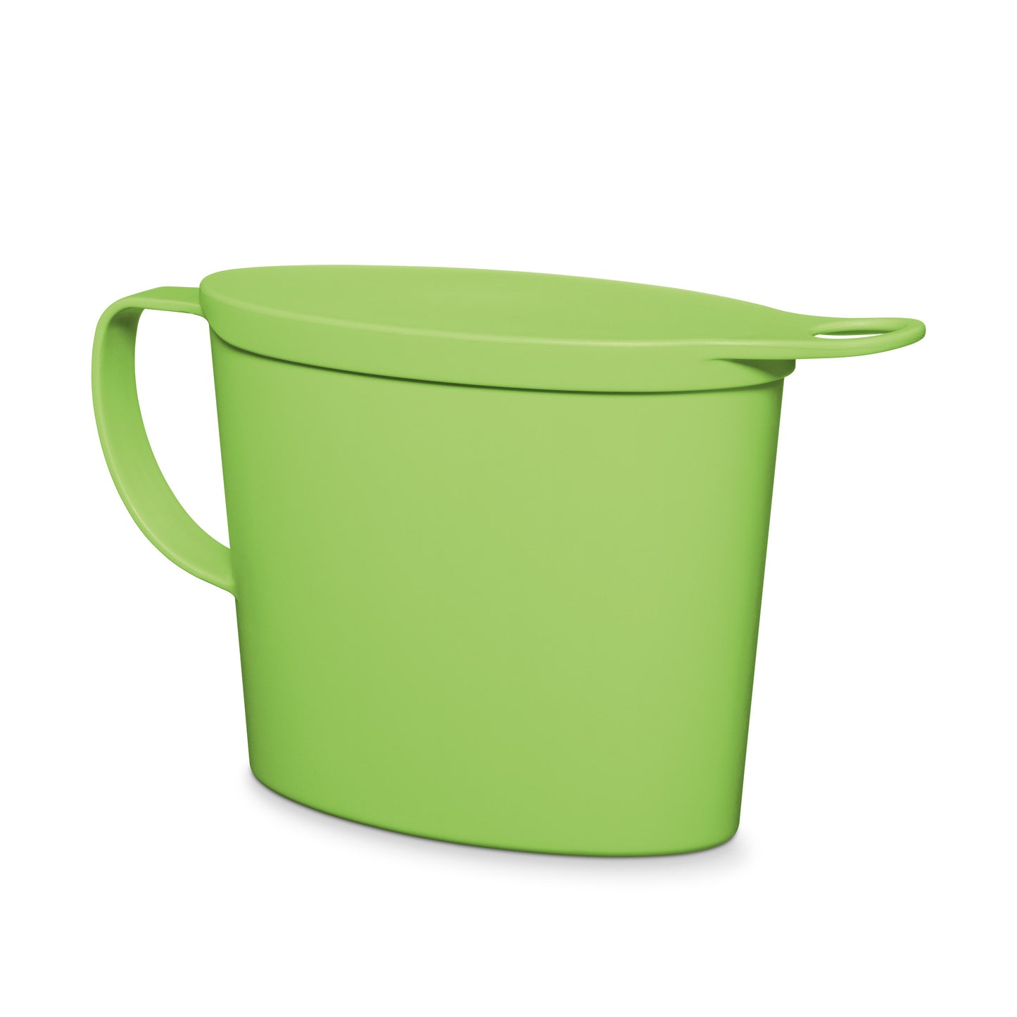 Pipinette in Lime Green. Award-winning design allowing women to comfortably pee.