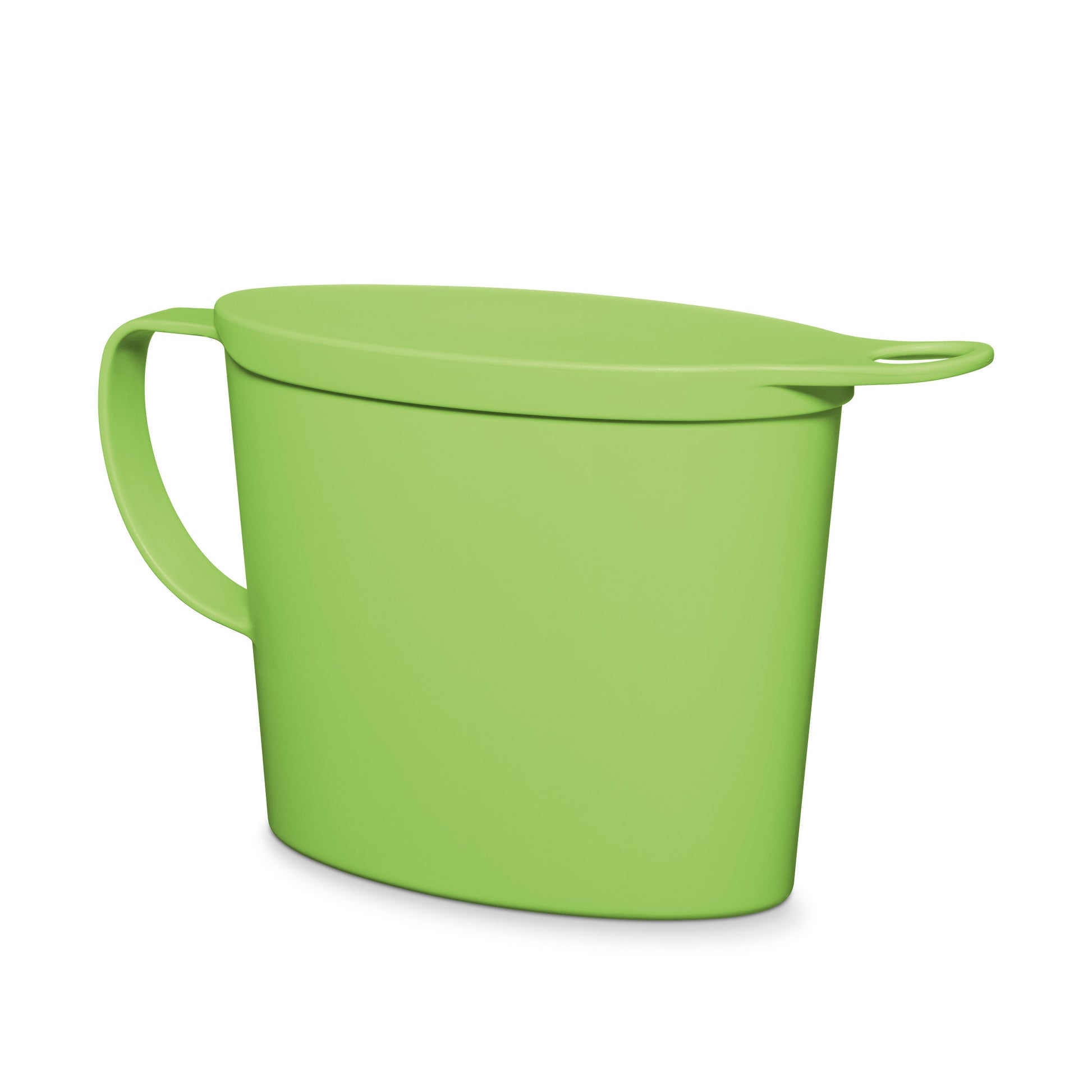 Pipinette in Lime Green. Award-winning design allowing women to comfortably pee.