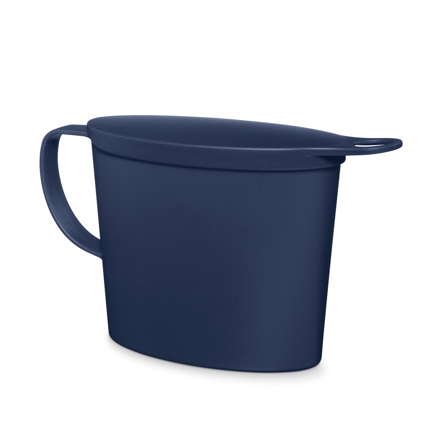 Pipinette in Navy Blue. Award-winning design allowing women to comfortably pee.